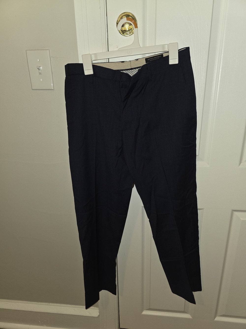 Men's Black Dress Pants - Classic Straight Fit